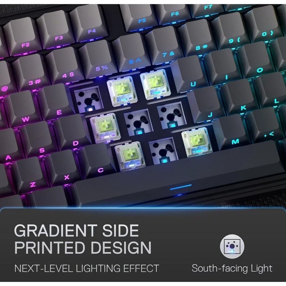 Redragon K707 PRO GB 80% Gasket RGB Gaming Keyboard,